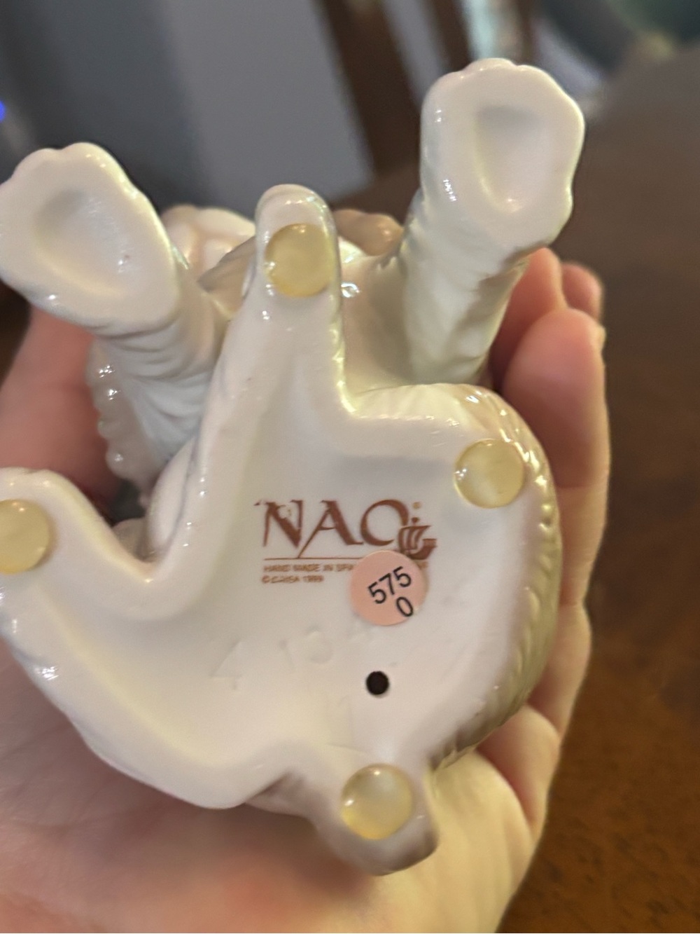 NAO by Lladro #1349 "Puppy Present" Porcelain Figurine VTG 1999 Spain - Picture 5 of 7